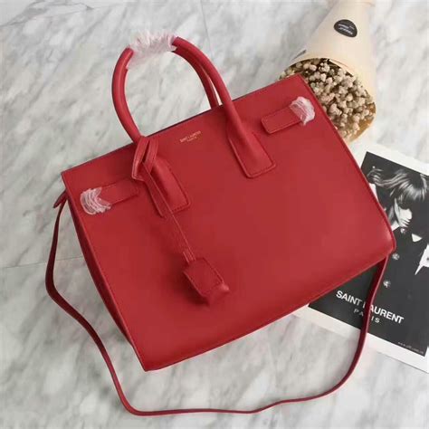 ysl sac du jour red|ysl sac de jour large.